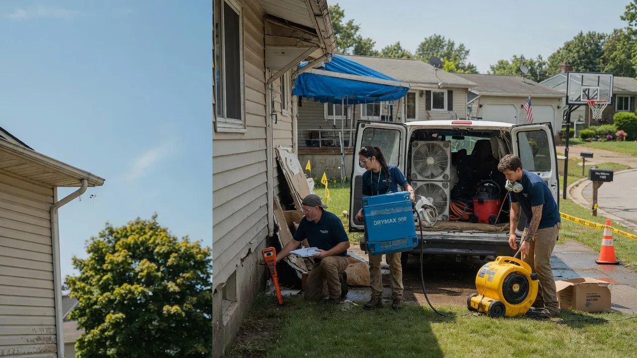 Ceiling Leak Cleanup in Midway, PA near me
